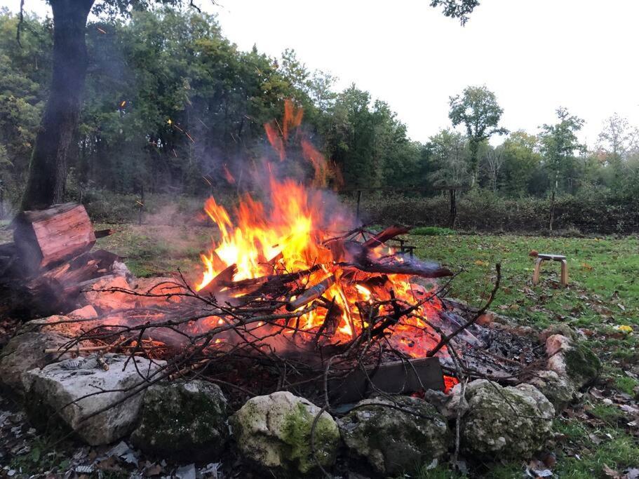 Maison Au Milieu Des Bois Et Des Animaux Jouy-le-Potier ภายนอก รูปภาพ